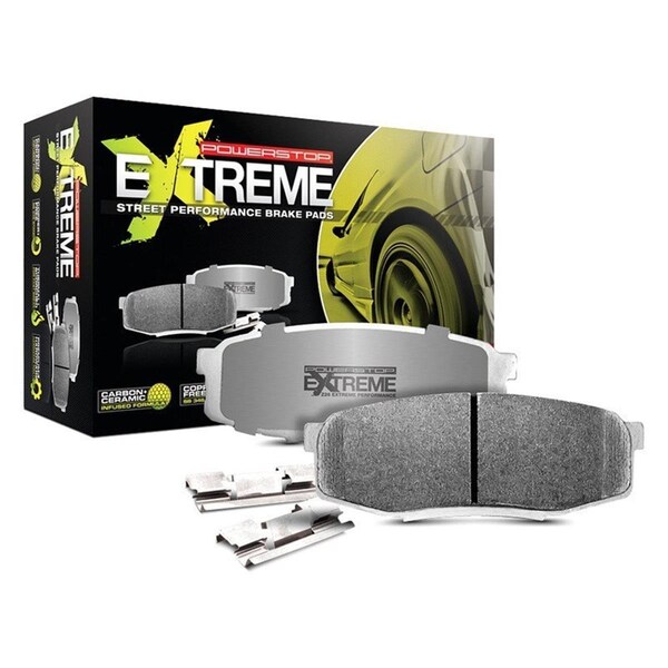 Homewardbound Rear Z26 Street Brake Pads with Hardware for 2020-2021 Ford Mustang HO3849827 - main